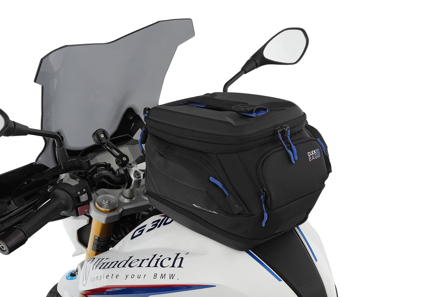 Wunderlich Tank Ring For Tank Click Bag | Black | BMW F 900 GS - Pyramid Motorcycle Accessories