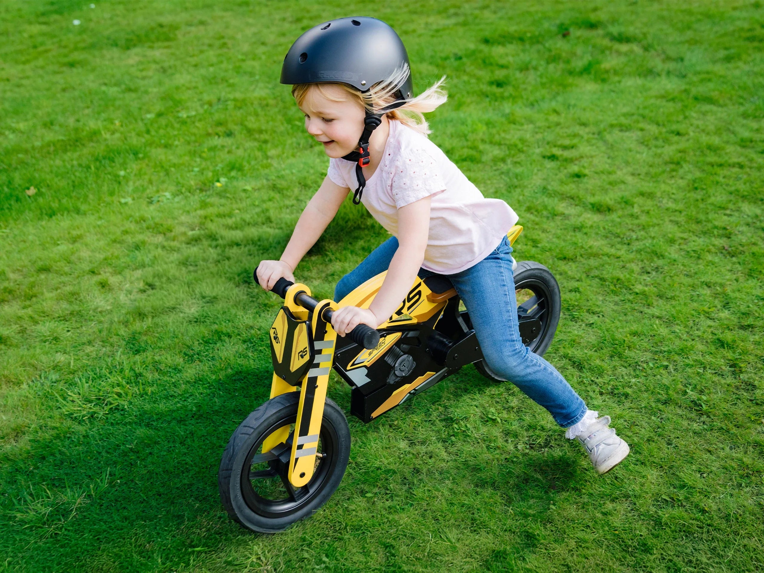 Kiddimoto Triumph Speed Triple 1200 RS Balance Bike - Pyramid Motorcycle Accessories