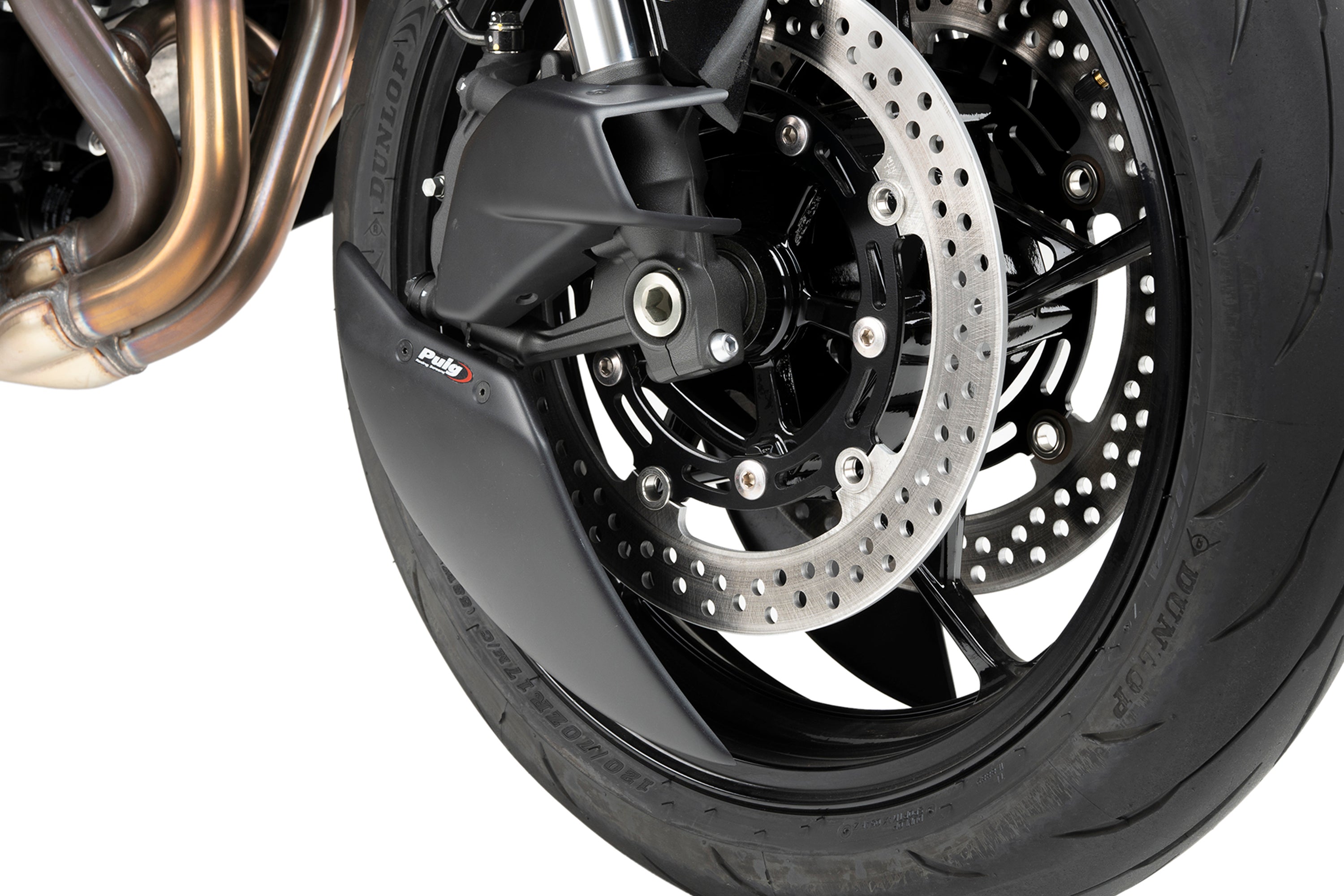 Puig Brake Ducts | Matte Black | Kawasaki Z900/SE 2025>Current - Pyramid Motorcycle Accessories