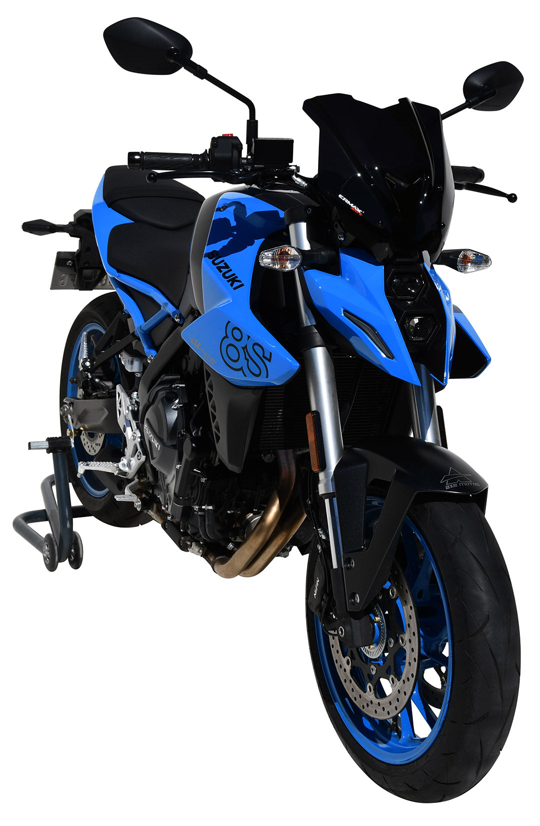 Ermax Sport Screen | Black (Opaque) | Suzuki GSX-8S 2024>Current - Pyramid Motorcycle Accessories