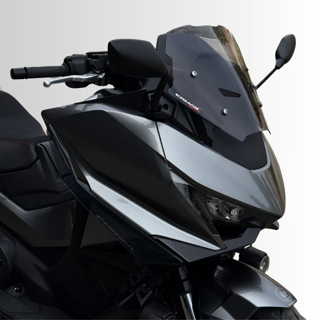 Ermax Hypersport Screen | Dark Smoke | Honda Forza 750 2025>Current - Pyramid Motorcycle Accessories