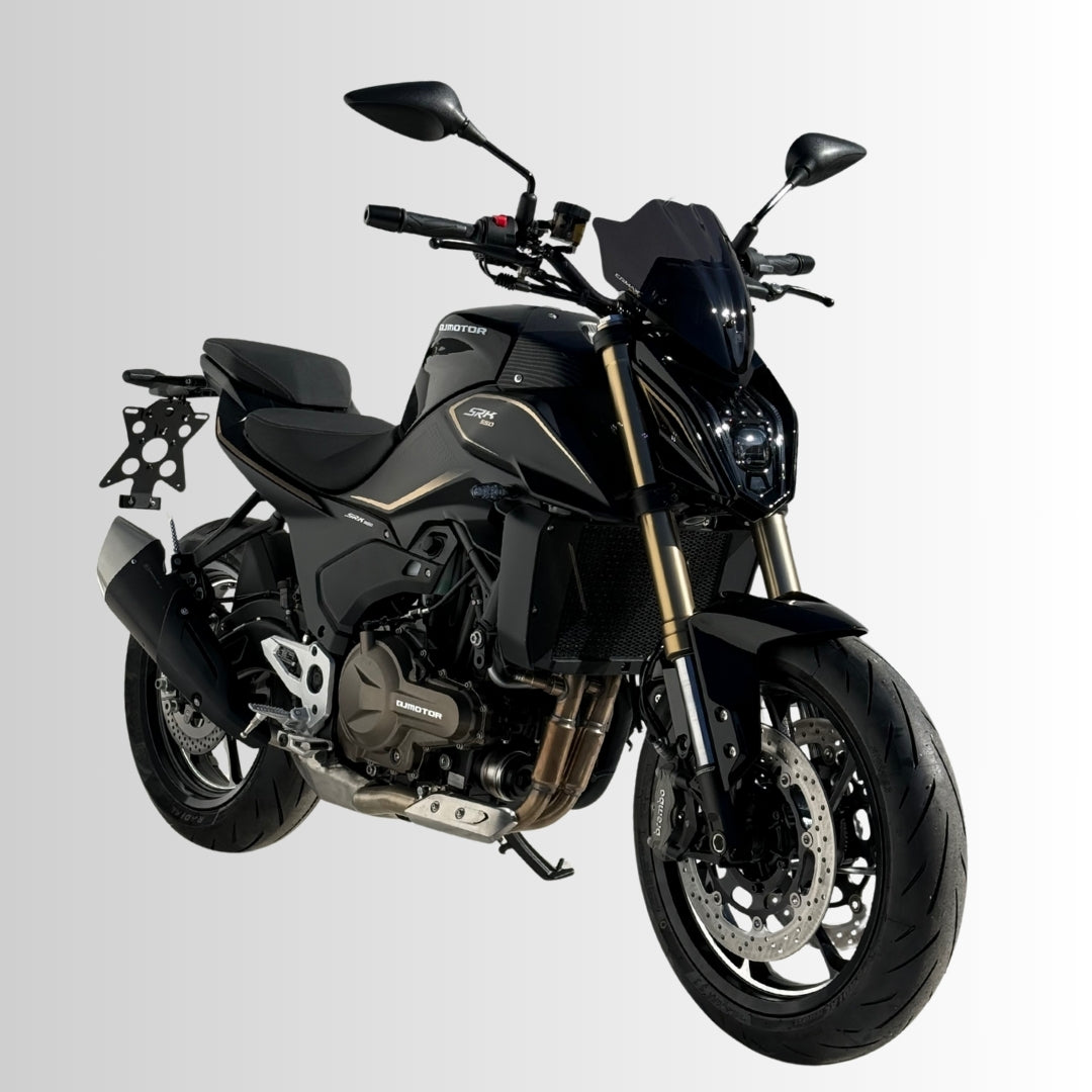 Ermax Nose Screen | Dark Smoke | QJ MOTOR SRK 550 2025>2025 - Pyramid Motorcycle Accessories
