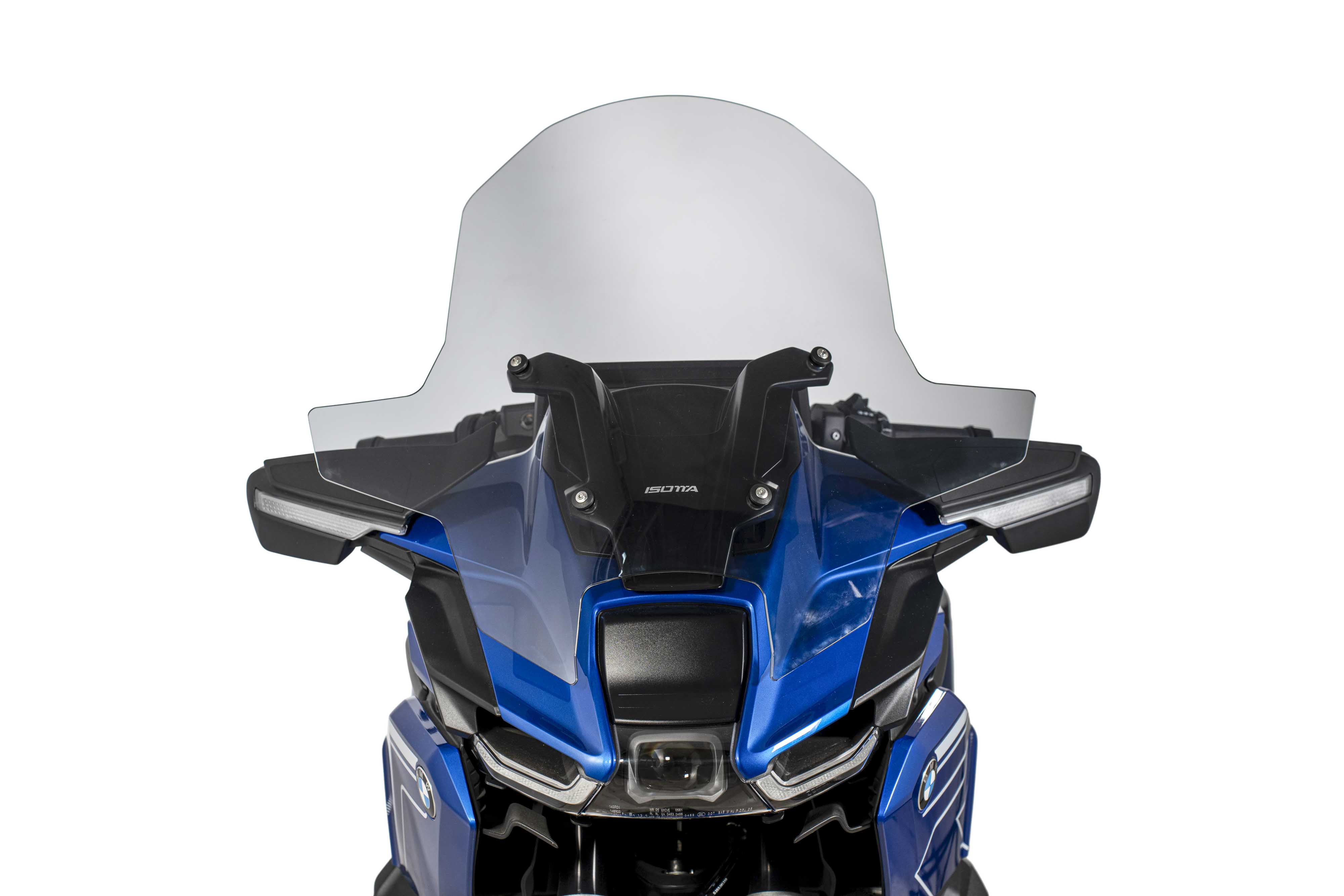Isotta Arctic Windscreen | Light Smoke | Clear | BMW R 1300 RT 2025>2026 - Pyramid Motorcycle Accessories