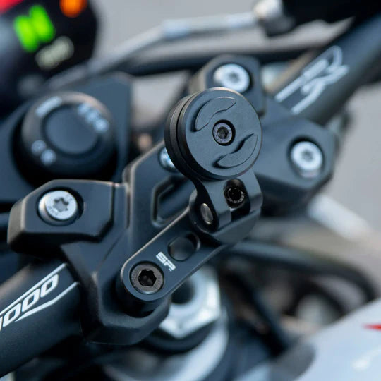 SP Connect Bar Clamp Mount Pro - Black - SPC/SPC+ - Pyramid Motorcycle Accessories