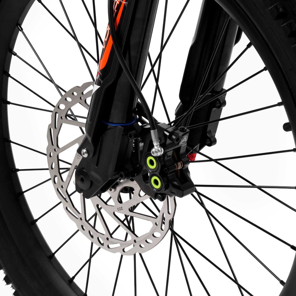 Amped A24 Comp Kids Electric Bike - Silver - Pyramid Motorcycle Accessories