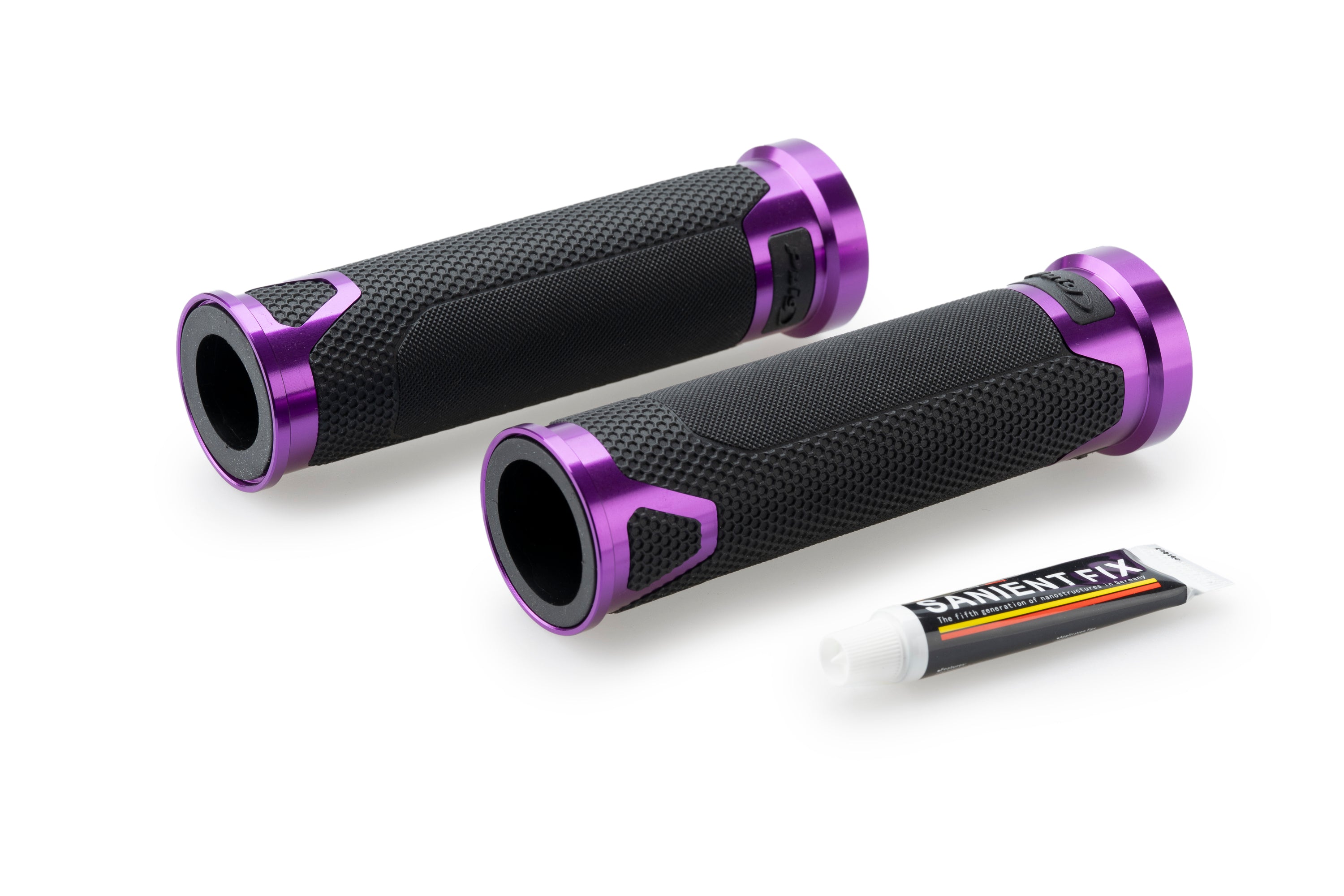 Puig Revving Grips - 123mm | Purple - Pyramid Motorcycle Accessories