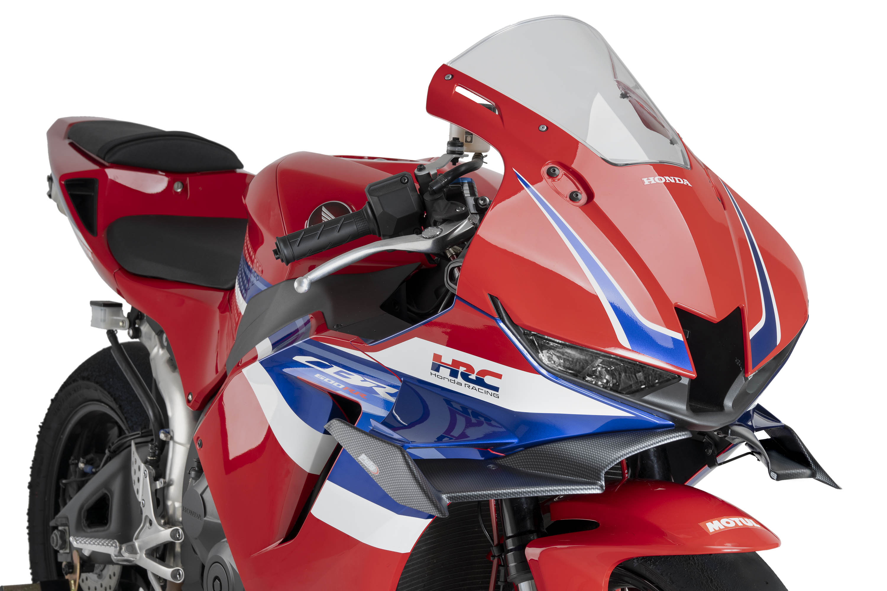 Puig Front Downforce Wings | Carbon Look | Honda CBR 600 RR 2024>Current - Pyramid Motorcycle Accessories