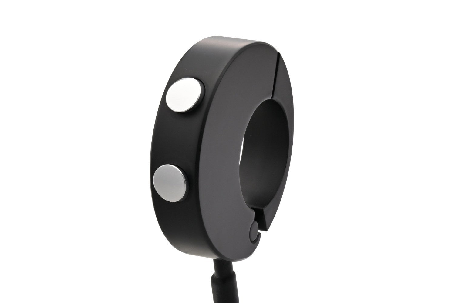 Daytona CNC 2-Button Switch - Round | Black - Pyramid Motorcycle Accessories