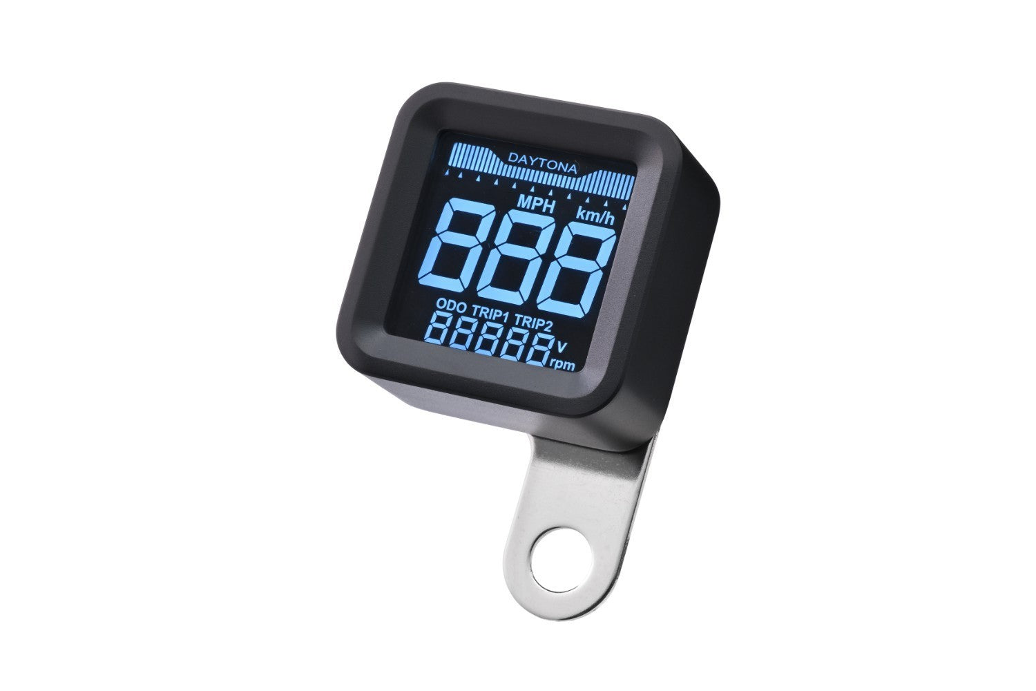 Daytona 'Cube' Speedometer & Tachometer | Black Aluminium - Pyramid Motorcycle Accessories