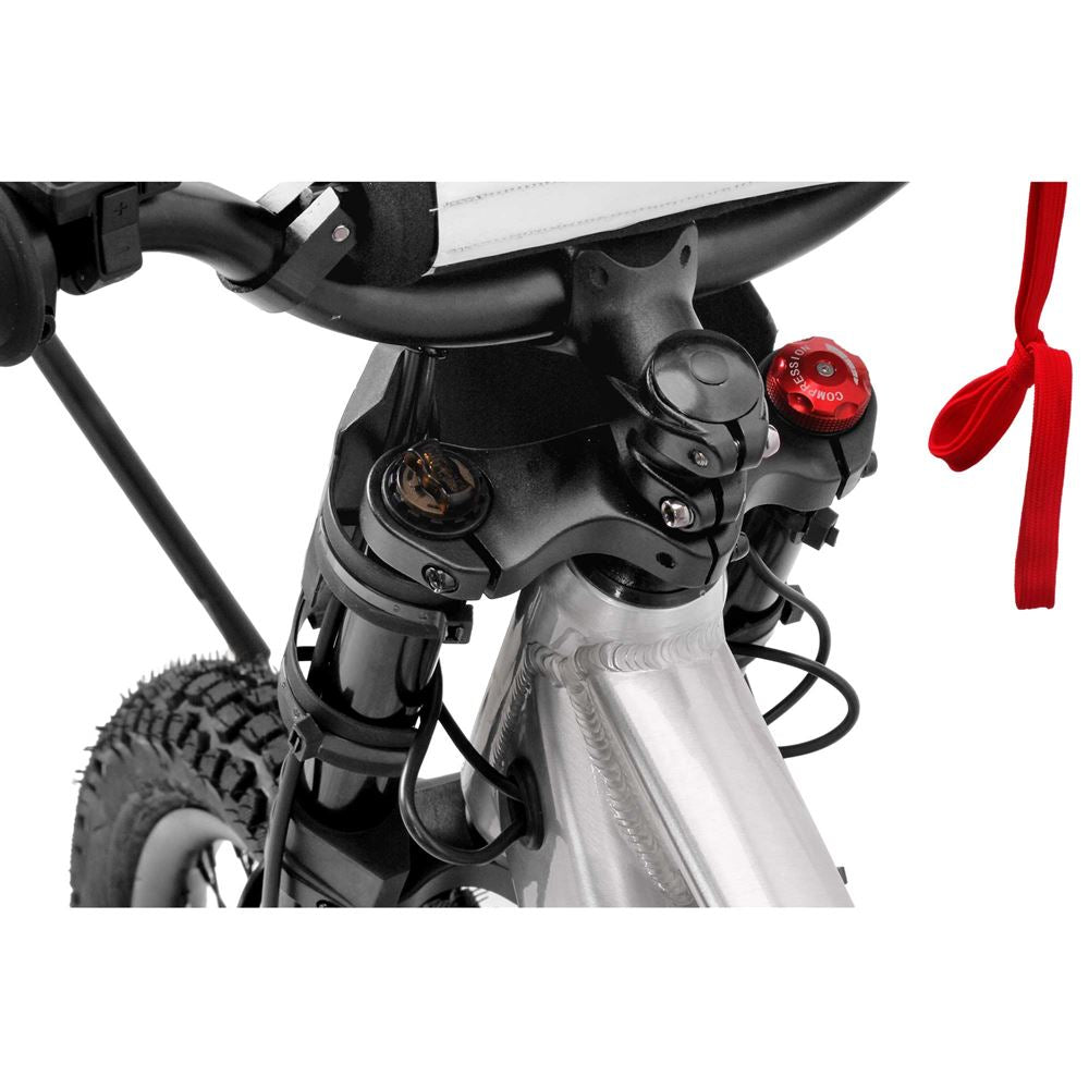 Amped A18 Comp Kids Electric Bike | Silver - Pyramid Motorcycle Accessories