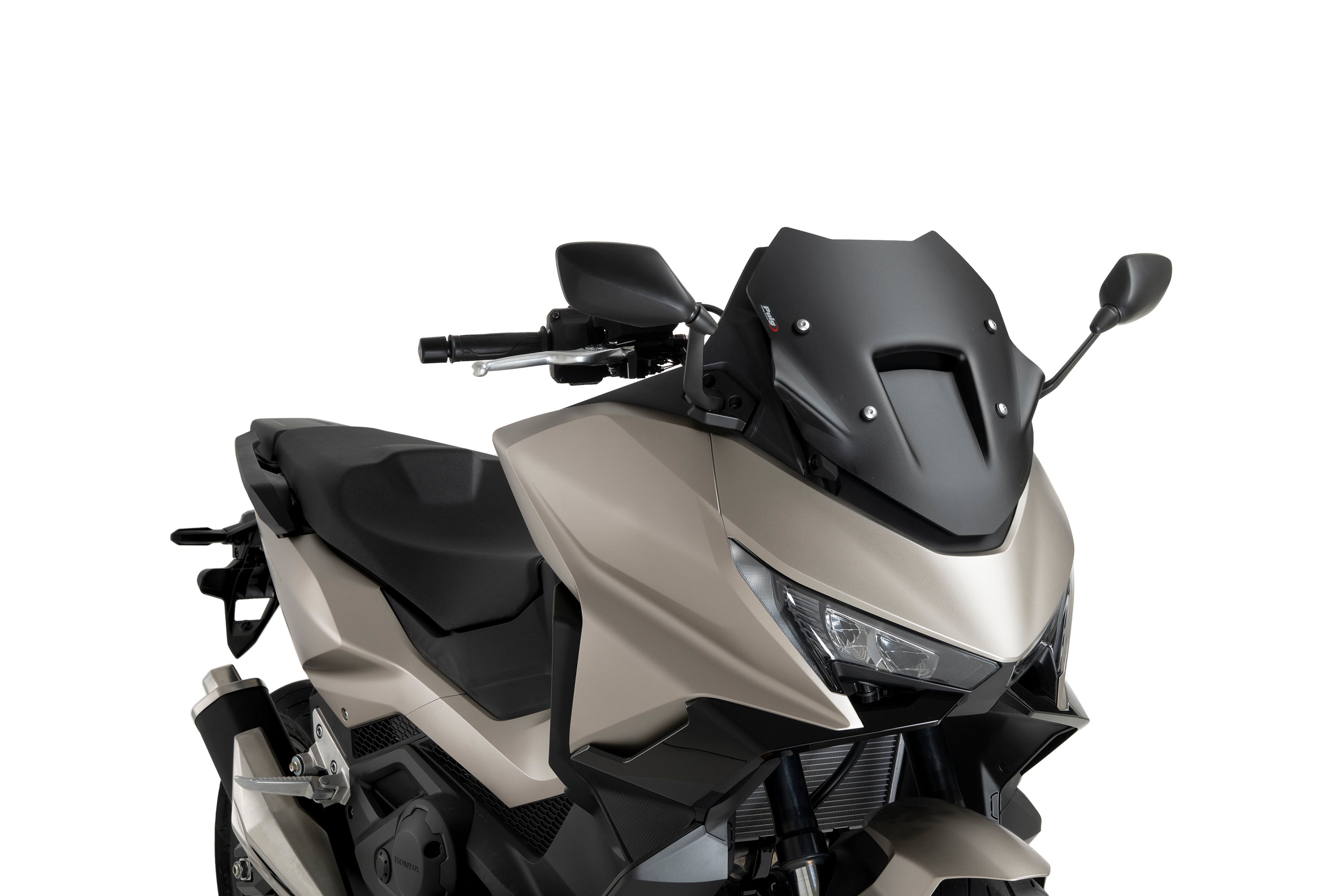 Puig Sport Screen | Matte Black (Opaque) | Honda Forza 750 2025>Current - Pyramid Motorcycle Accessories