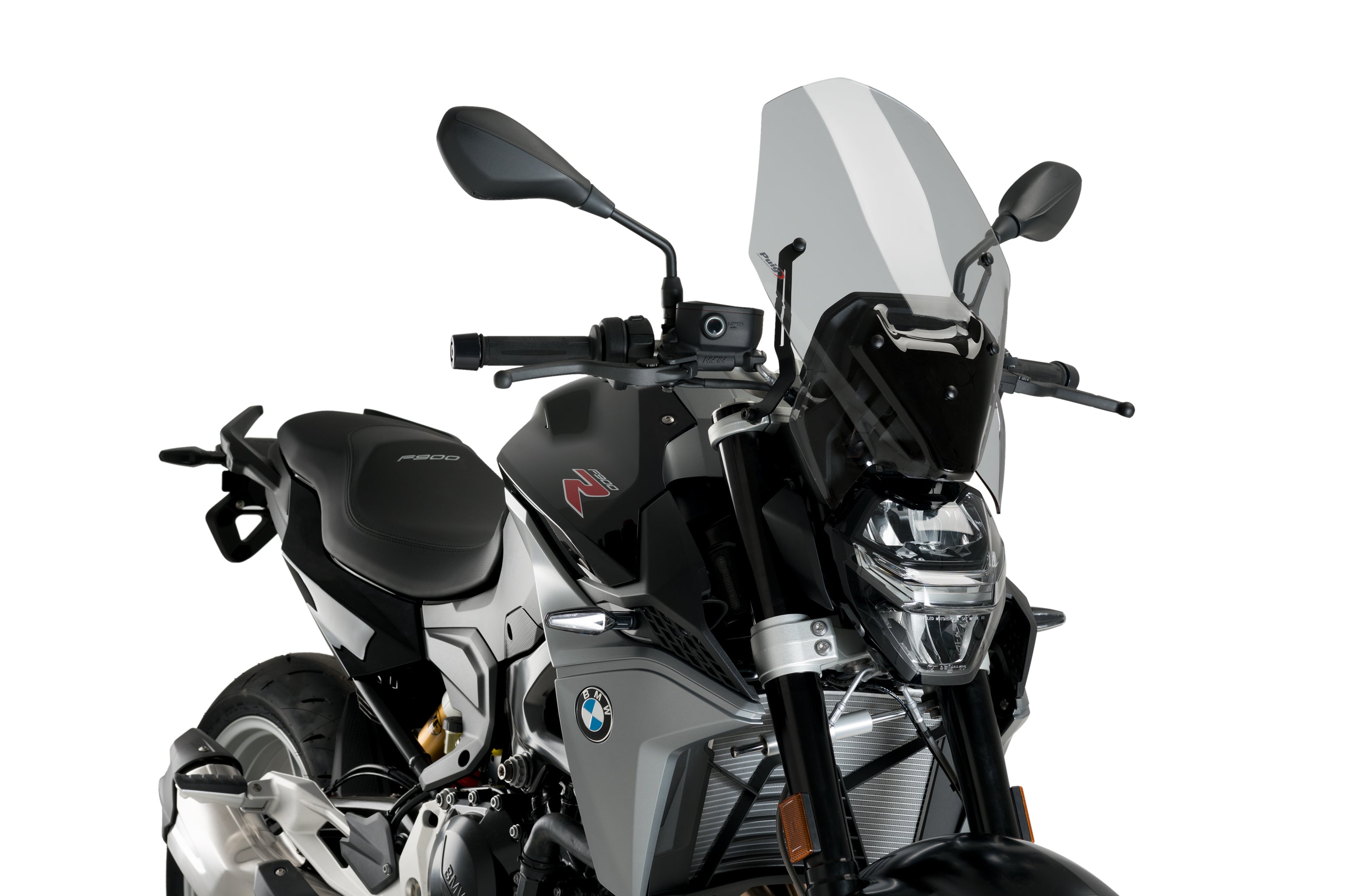 Puig Touring Screen | Light Smoke | BMW F900R (Bikes without BMW screen support) 2020>Current - Pyramid Motorcycle Accessories