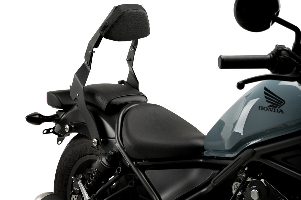 Customacces Plane CL1 Sissybars | Black | Honda CMX 500 Rebel 2017>Current - Pyramid Motorcycle Accessories