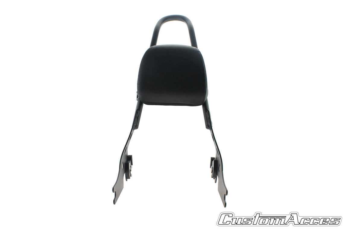 Customacces Speed Sissybars | Black | Harley Davidson Sportster Superlow (XL883L) 2004>2014 - Pyramid Motorcycle Accessories