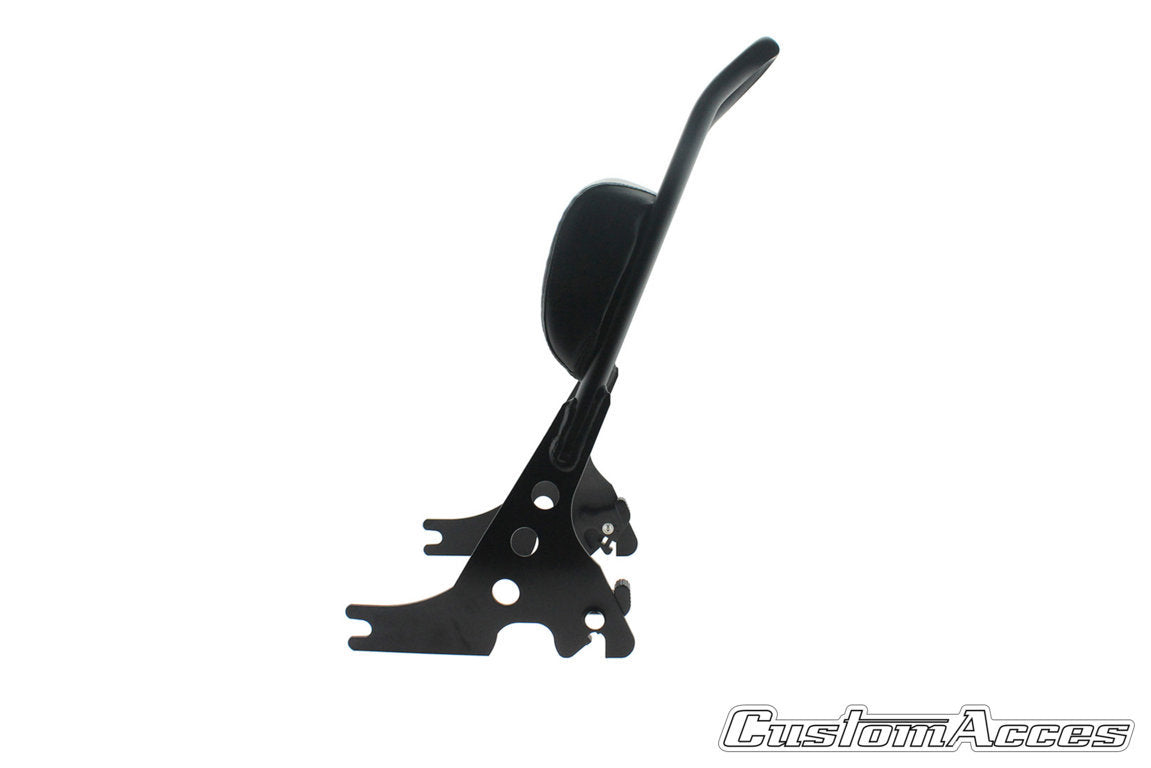 Customacces Speed Sissybars | Black | Harley Davidson Sportster Superlow (XL883L) 2004>2014 - Pyramid Motorcycle Accessories