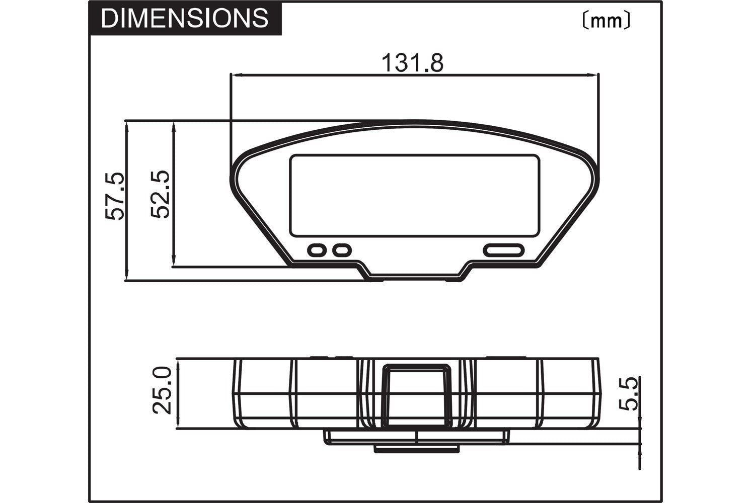 Daytona 'Deva' Multifunction Dashboard - Speedo/Tacho/Gear Position+More - Pyramid Motorcycle Accessories