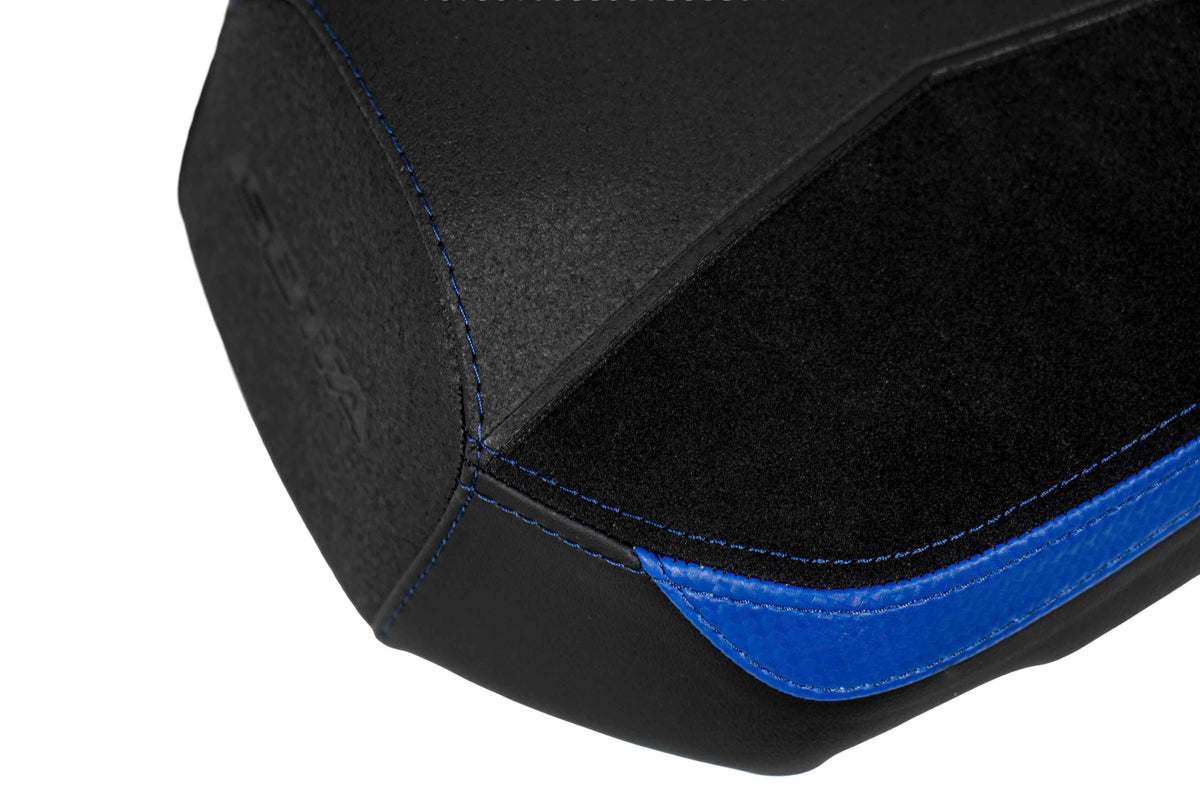 Isotta Comfort Rider and Passenger Seat | Blue | Ice Storm | Triple Black | Yamaha MT-07 2025>2026