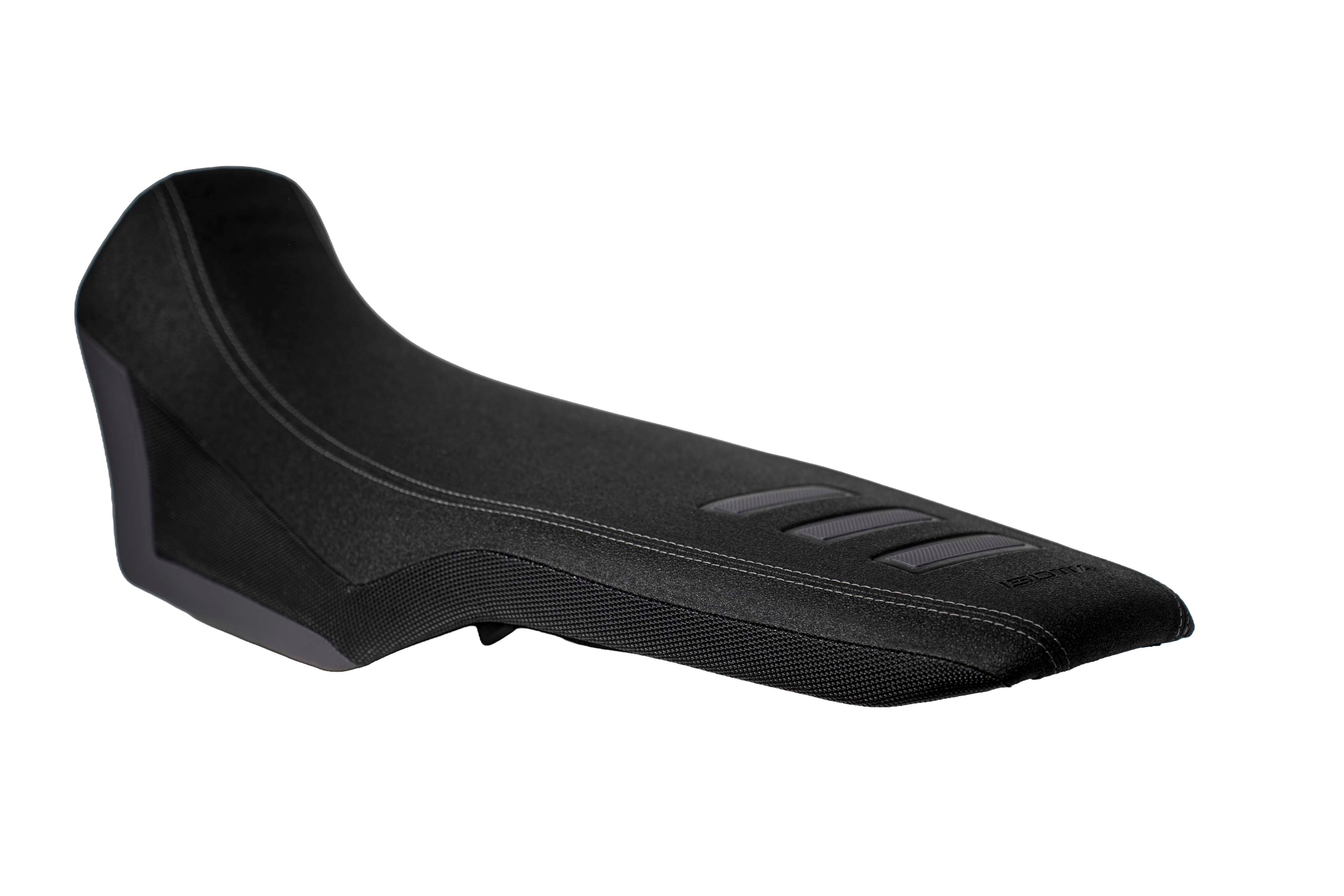 Isotta Rally Comfort Seat - Raised | Triple Black | Honda XL 750 Transalp 2023-2026 - Pyramid Motorcycle Accessories