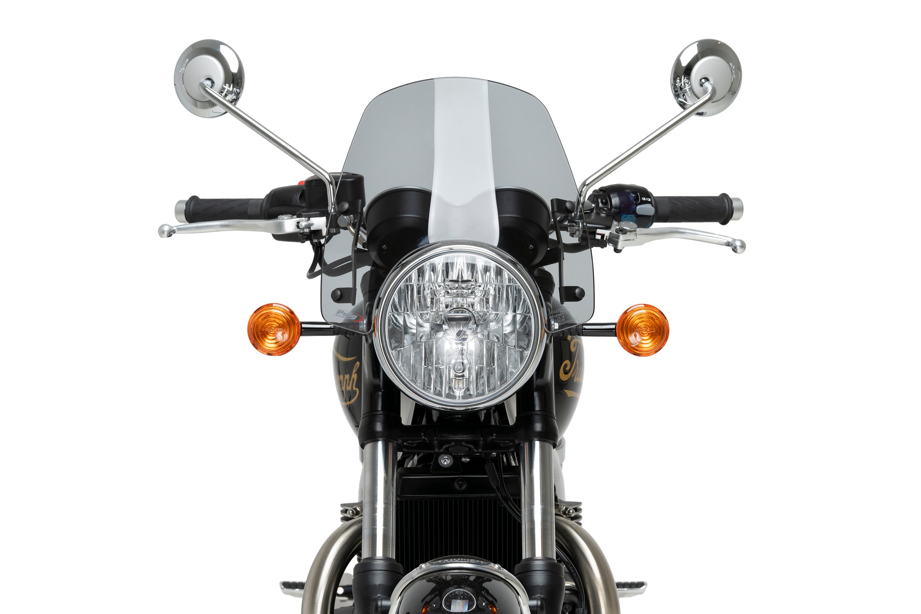 Puig Sport Screen | Light Smoke | Triumph Bonneville T100/T120 - Pyramid Motorcycle Accessories