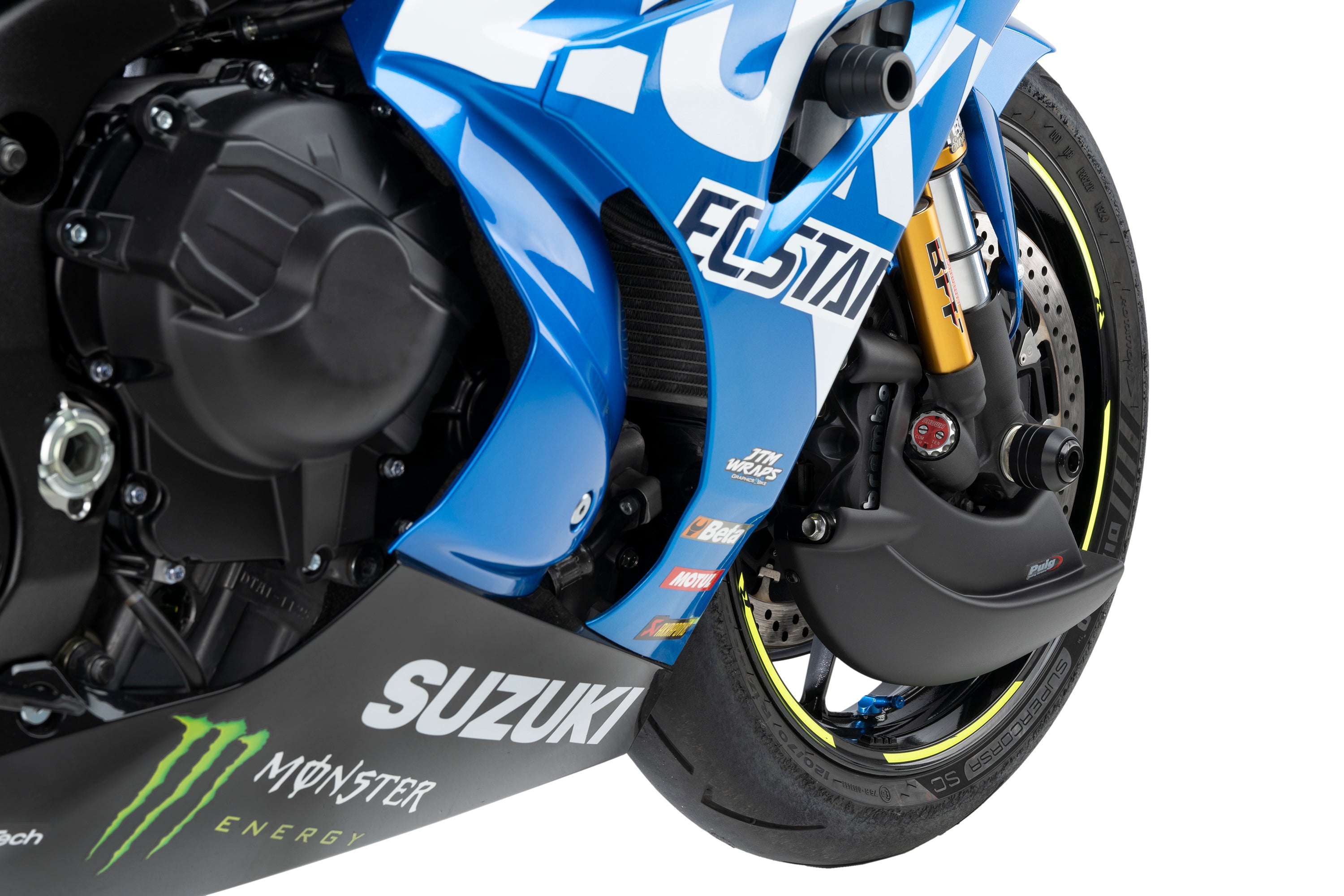 Puig Brake Ducts | Matte Black | Suzuki GSX-R1000 2009>2021 - Pyramid Motorcycle Accessories