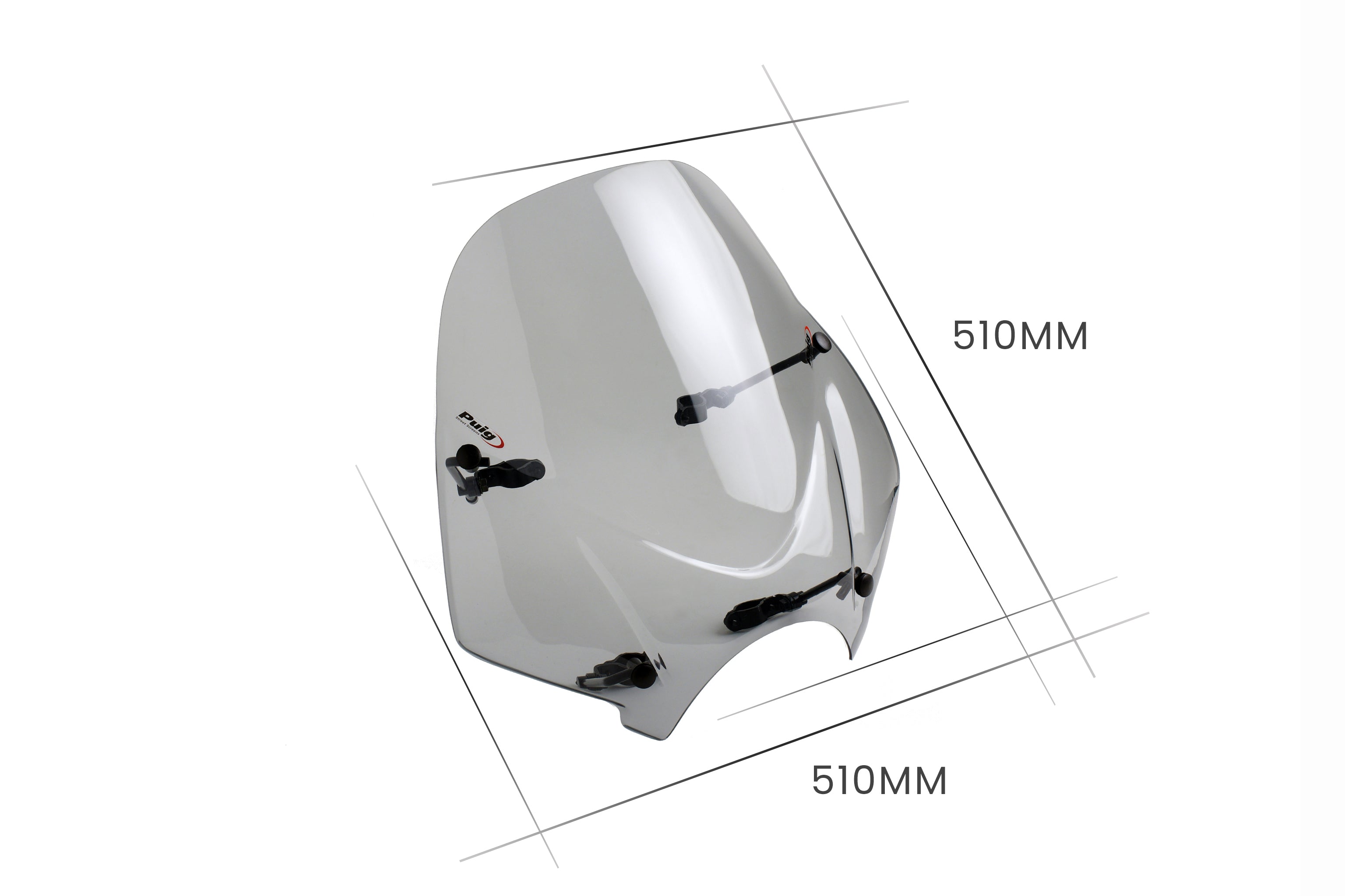 Puig Ranger Screen | Light Smoke - Pyramid Motorcycle Accessories