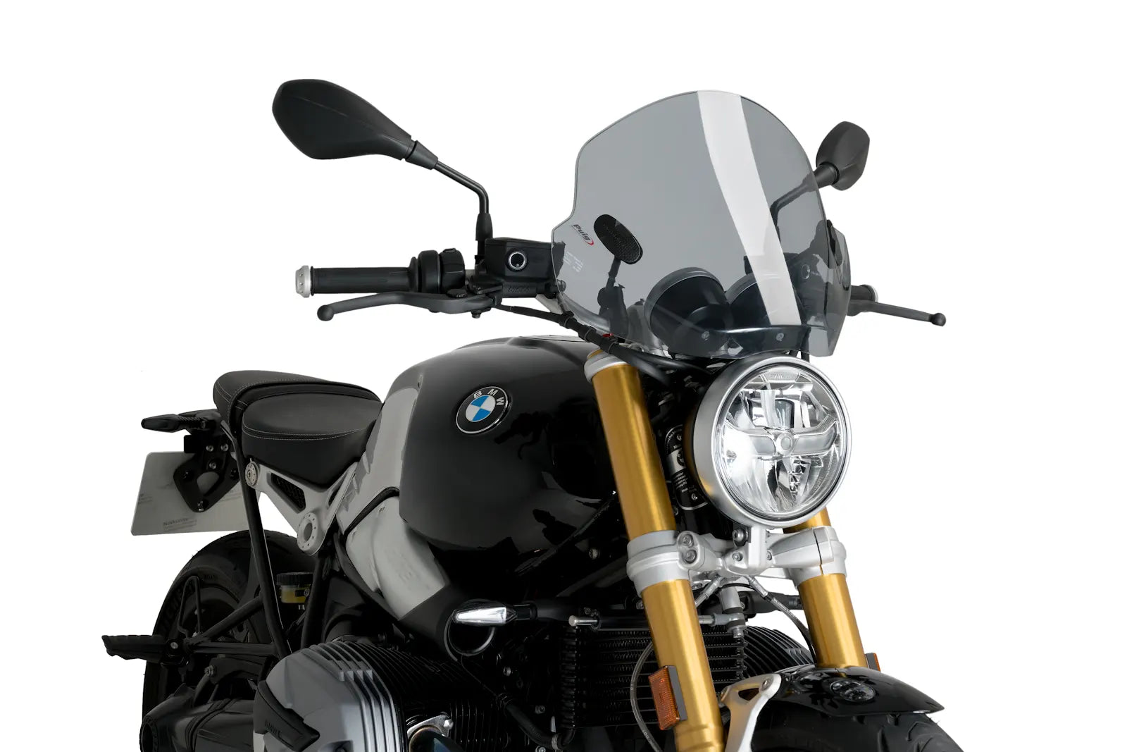 Puig Trend Universal Handlebar Mounted Screen | Light Smoke - Pyramid Motorcycle Accessories
