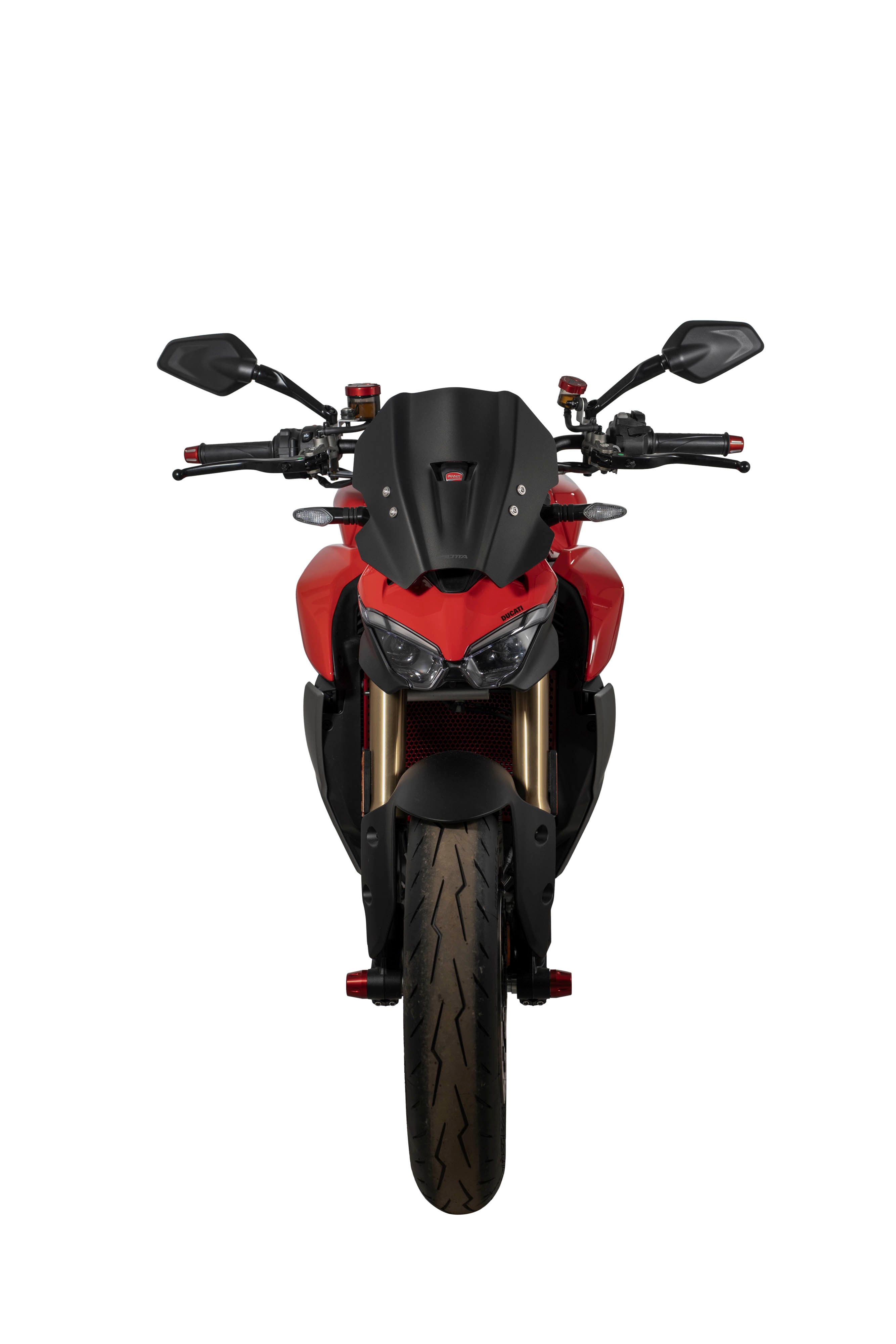 Isotta Racing Sport Windscreen | Light Smoke | Dark Smoke | Matte Black | Clear | Ducati Streetfighter V2 2025>2026 - Pyramid Motorcycle Accessories
