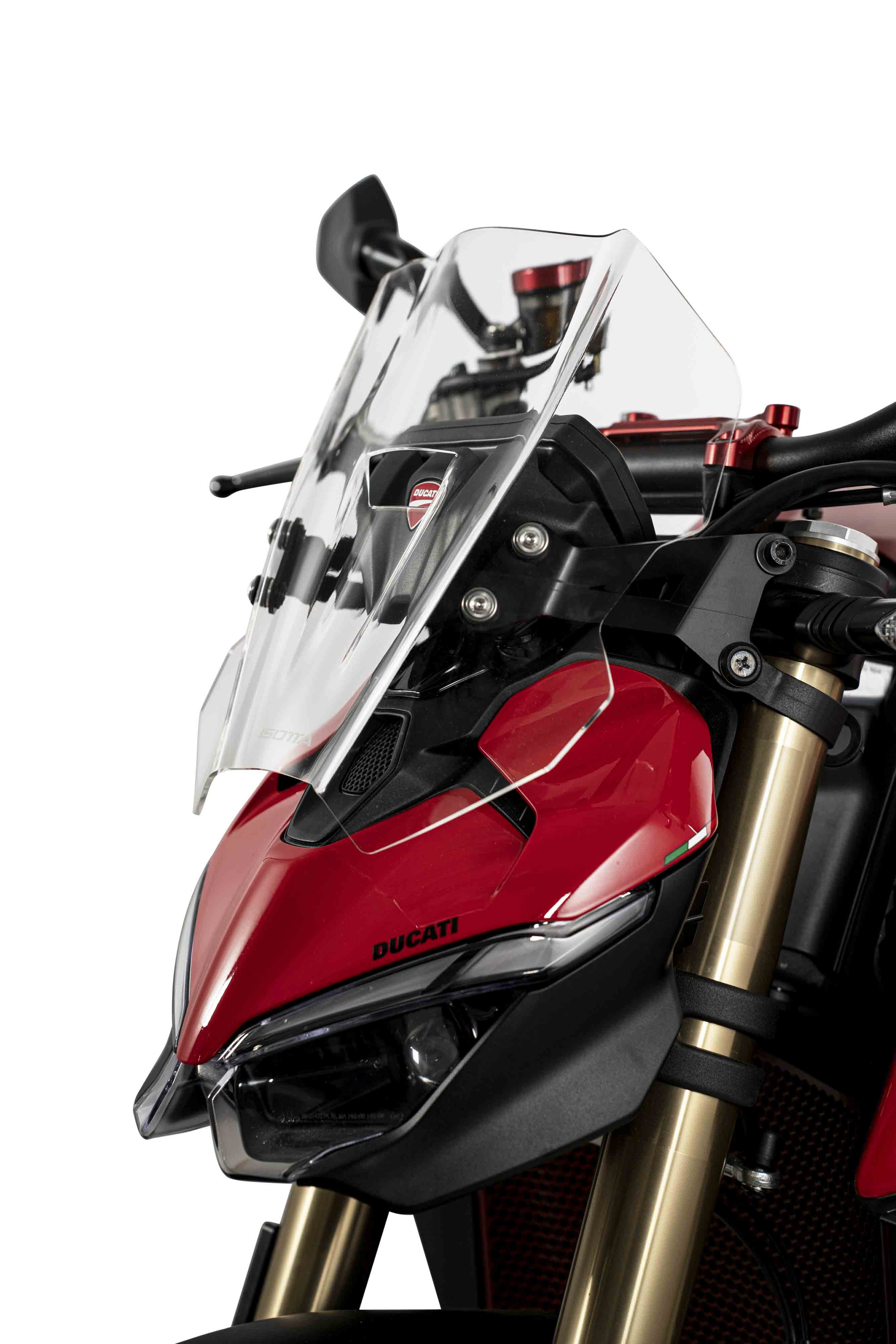 Isotta Racing Sport Windscreen | Light Smoke | Dark Smoke | Matte Black | Clear | Ducati Streetfighter V2 2025>2026 - Pyramid Motorcycle Accessories