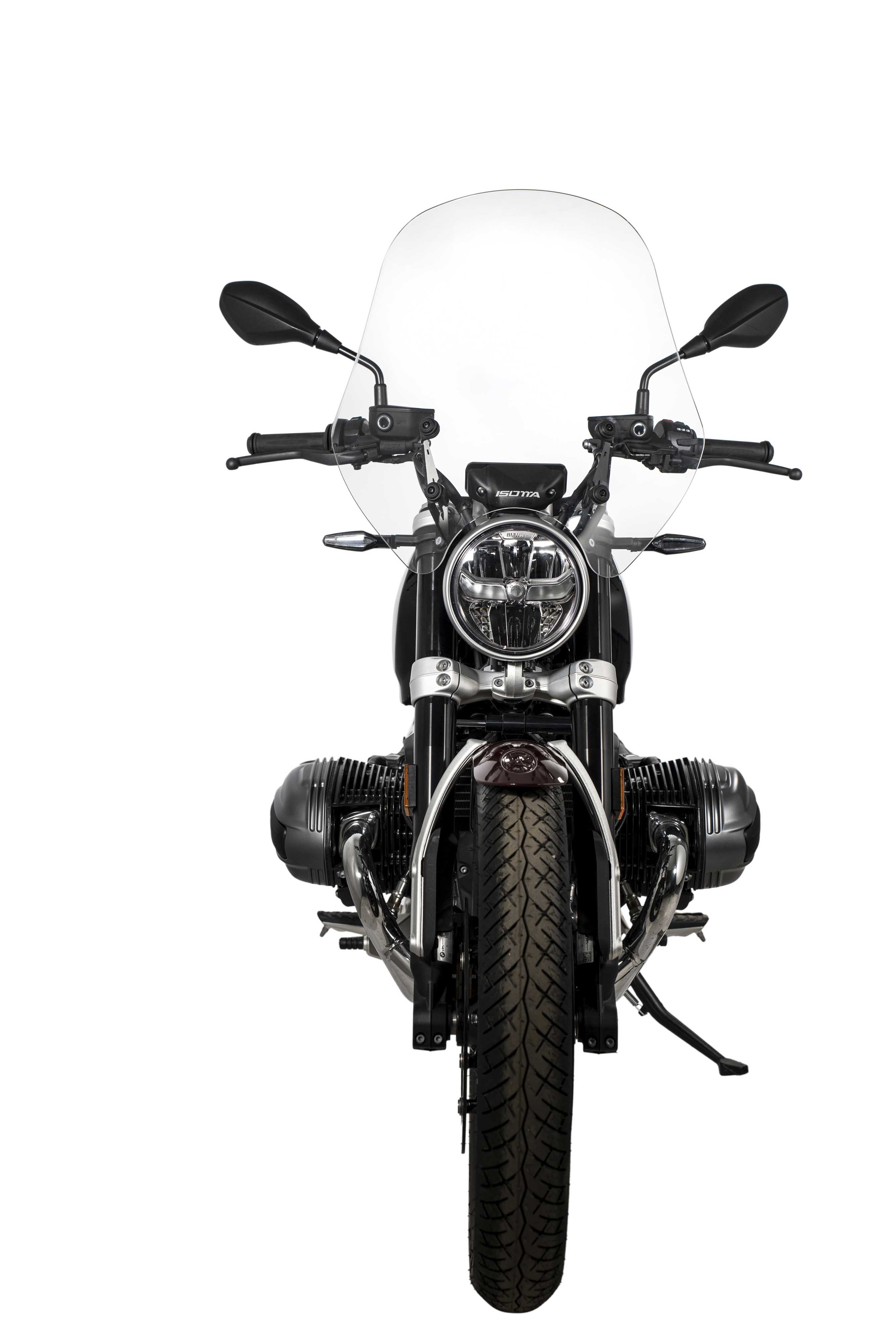 Isotta High Protection Windshield | Light Smoke | Clear | BMW R 12 2024>2026 - Pyramid Motorcycle Accessories