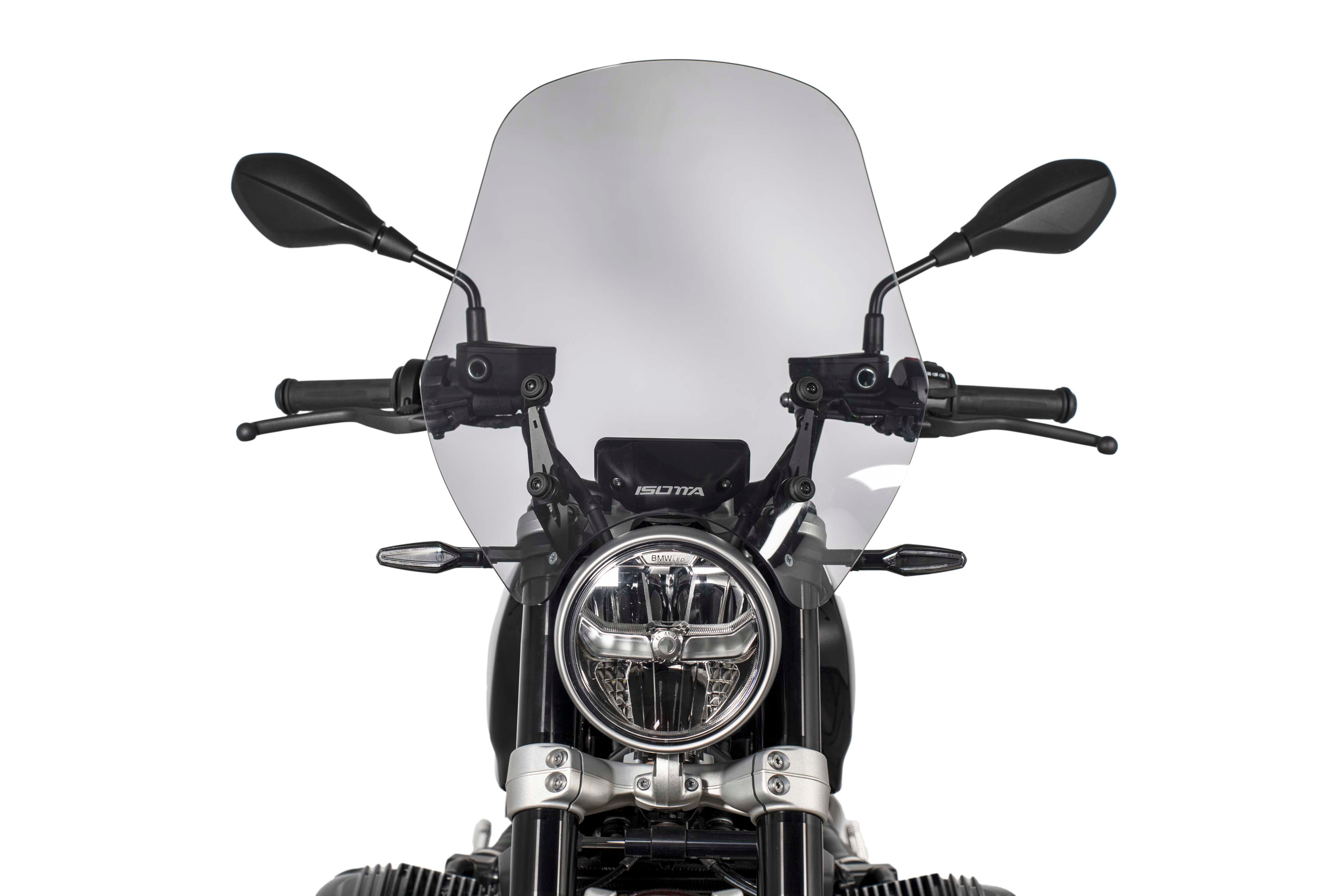 Isotta Medium Protection Windscreen | Light Smoke | Clear | Dark Smoke | BMW R 12 2024>2026 - Pyramid Motorcycle Accessories