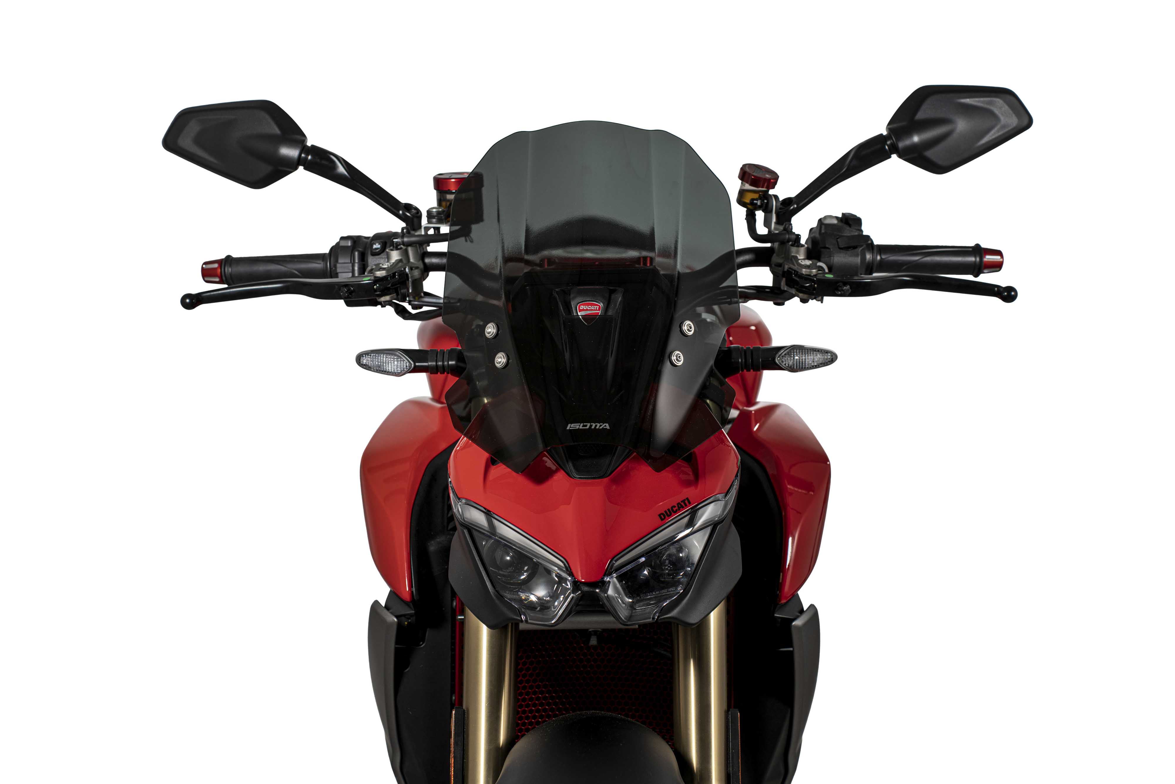Isotta Sport Windscreen | Light Smoke | Dark Smoke | Clear | Ducati Streetfighter V2 2025>2026 - Pyramid Motorcycle Accessories