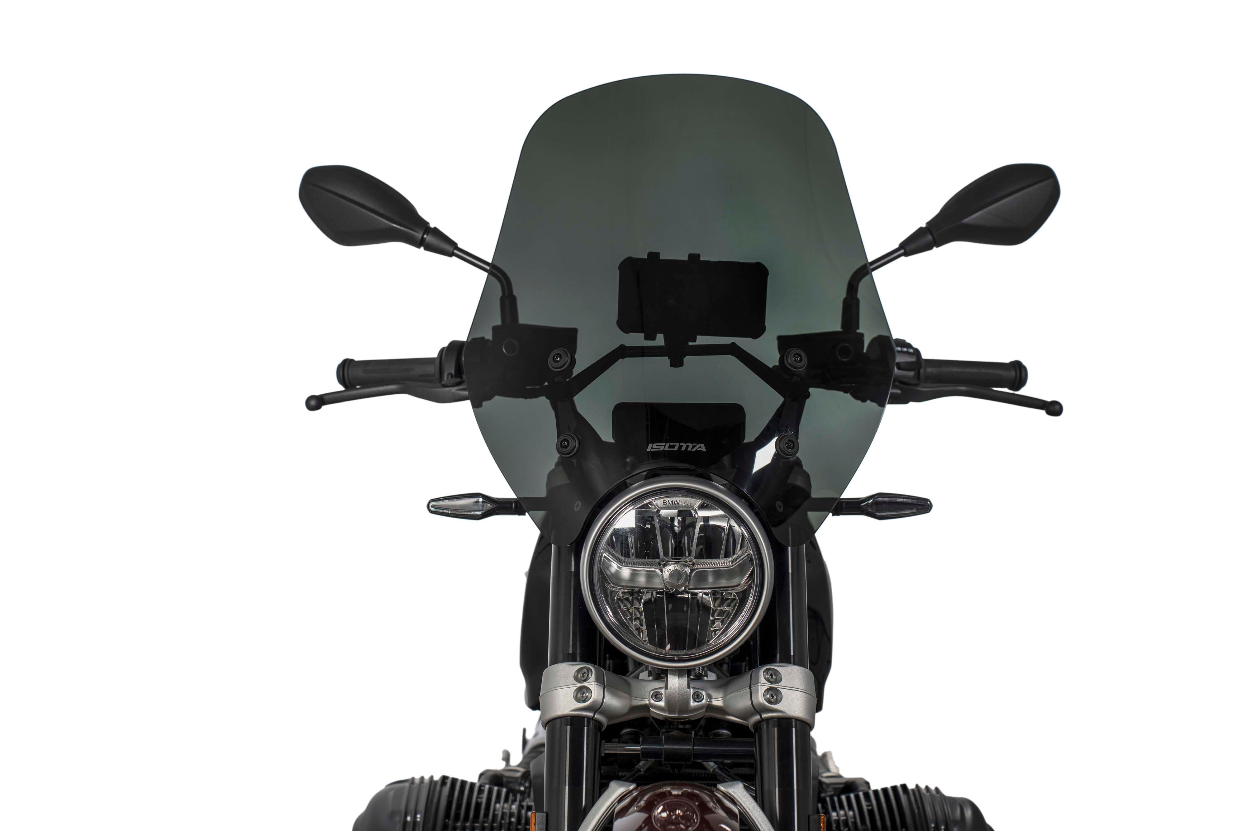 Isotta Medium Protection Windscreen | Light Smoke | Clear | Dark Smoke | BMW R 12 2024>2026 - Pyramid Motorcycle Accessories