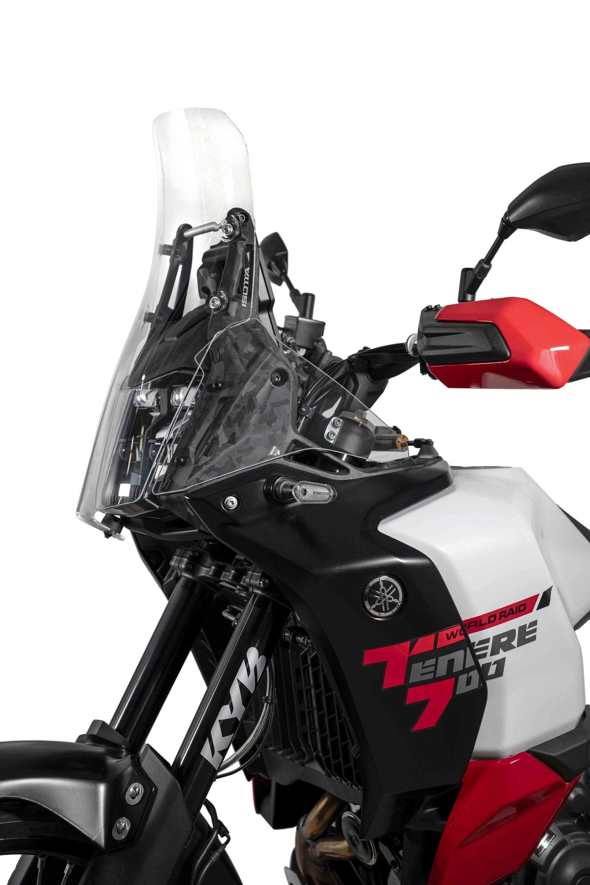 Isotta RSG Factory Evo Screen | Clear | Yamaha Tenere 700 World Raid 2026 - Pyramid Motorcycle Accessories