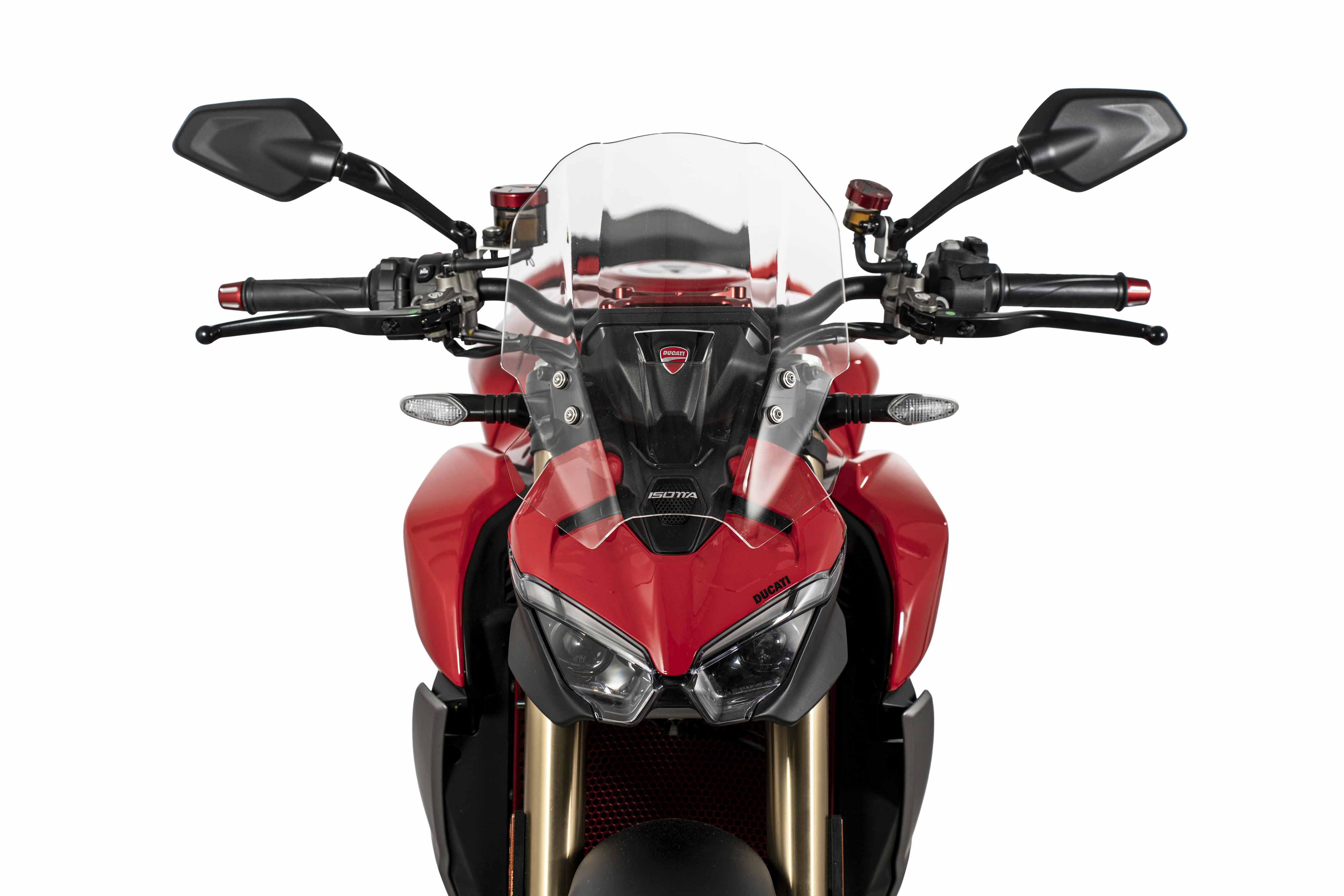 Isotta Sport Windscreen | Light Smoke | Dark Smoke | Clear | Ducati Streetfighter V2 2025>2026 - Pyramid Motorcycle Accessories