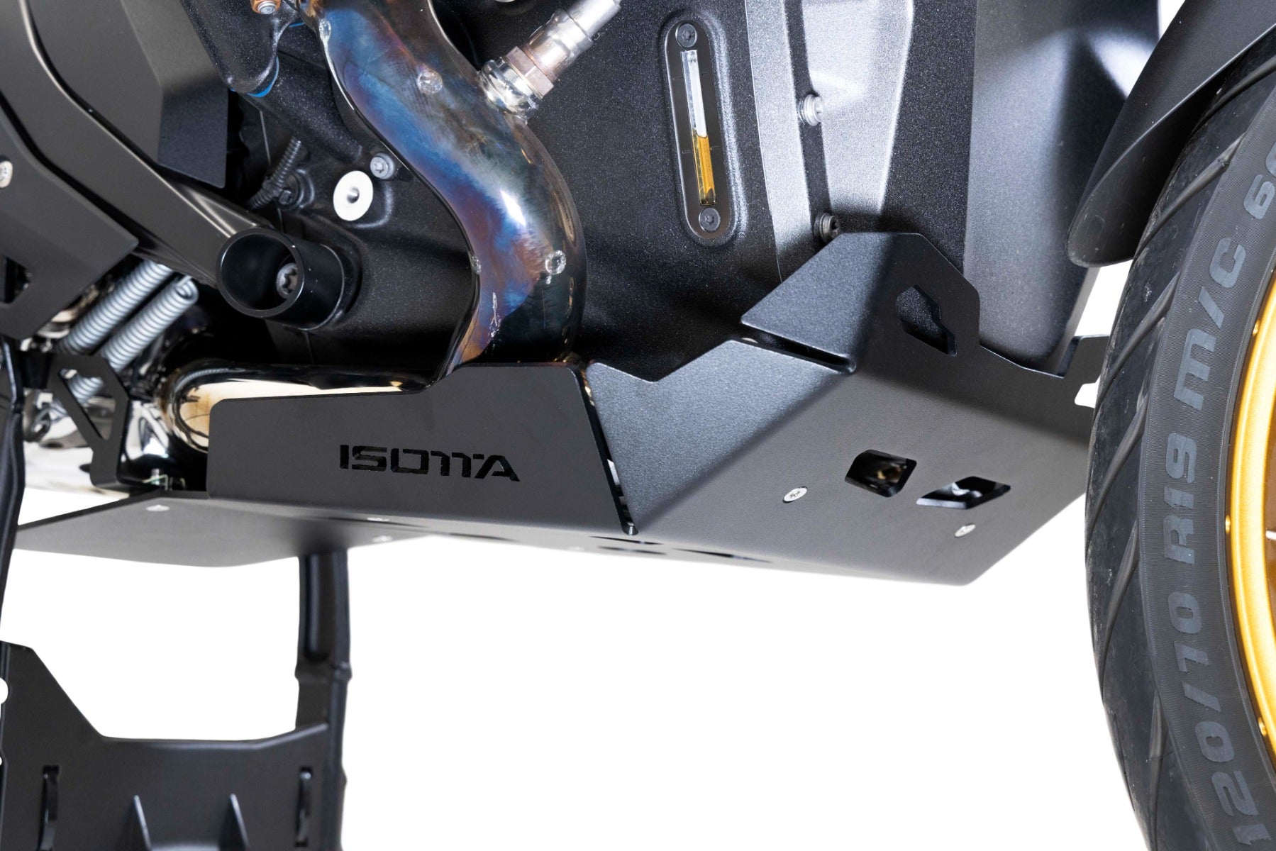 Isotta Engine Guard Bash Plate | Black | BMW R 1300 GS / GS Adventure - Pyramid Motorcycle Accessories