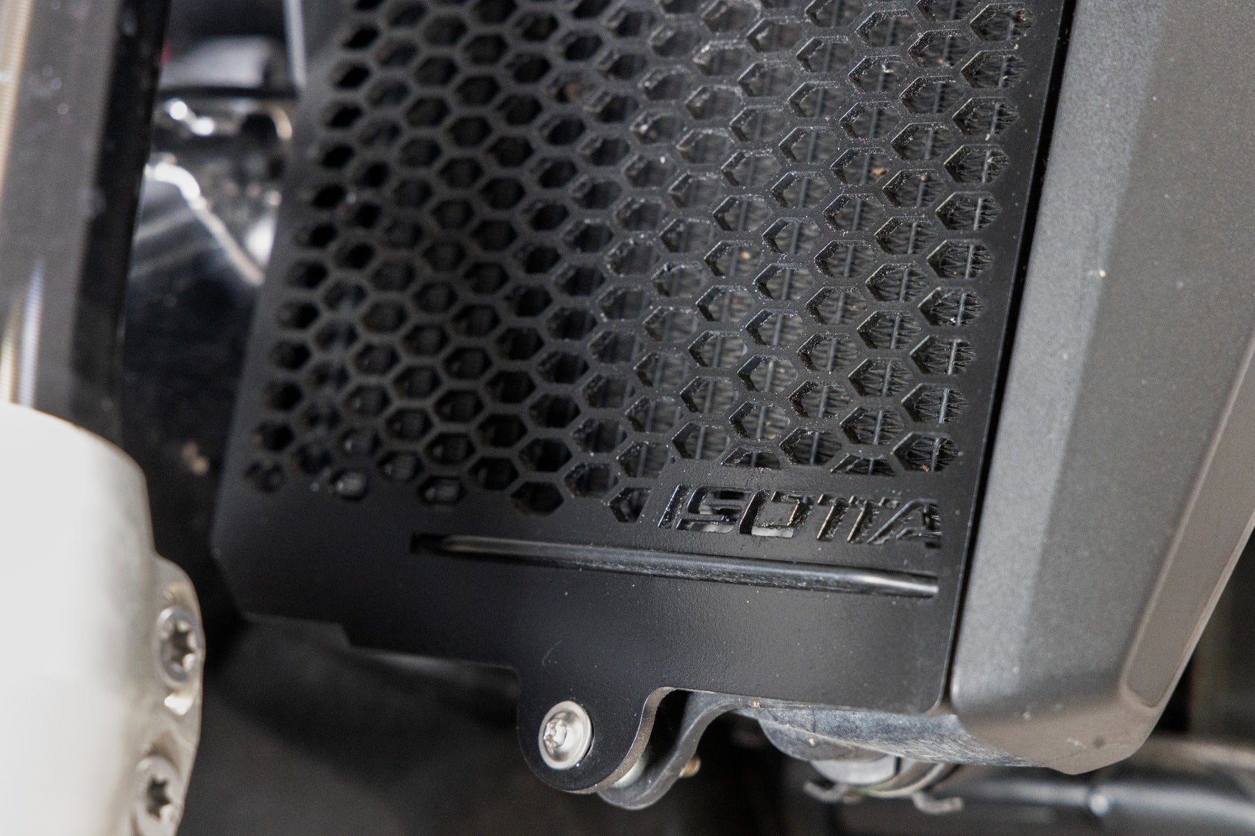 Isotta Radiator Guards | Black | BMW R 1300 GS / GS Adventure - Pyramid Motorcycle Accessories