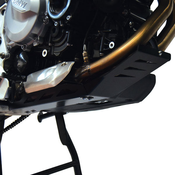 Isotta Engine Guard Bash Plate | Black | BMW F 850 GS 2018>2023 - Pyramid Motorcycle Accessories