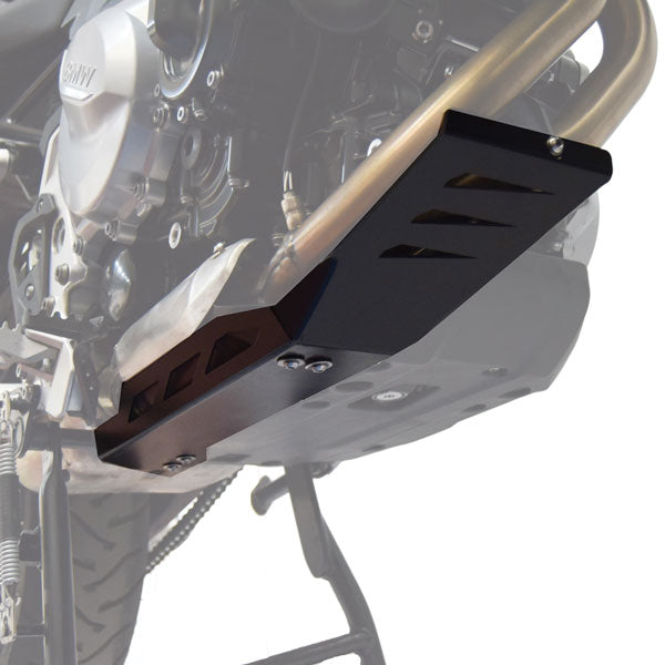 Isotta Engine Guard Bash Plate | Black | BMW F 850 GS 2018>2023 - Pyramid Motorcycle Accessories