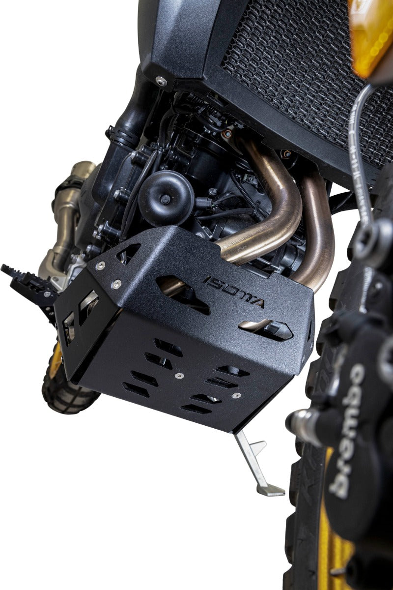 Isotta Engine Guard Bash Plate | Black | BMW F 900 GS 2024>2025 - Pyramid Motorcycle Accessories