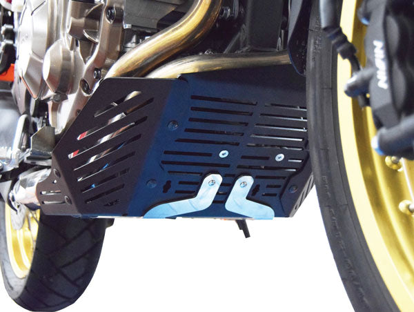 Isotta Engine Guard Bash Plate | Black | Honda CRF 1100 L Africa Twin 2016>2020 - Pyramid Motorcycle Accessories
