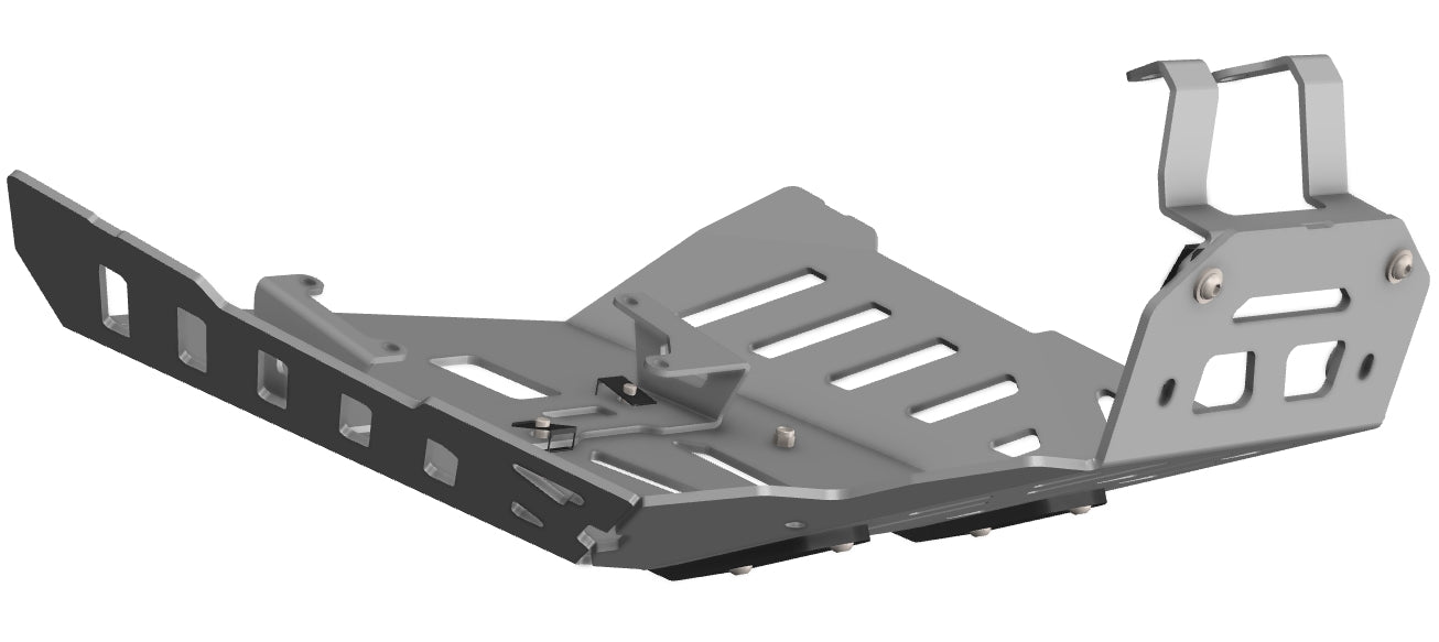 Isotta Engine Guard Bash Plate | Light Grey | Honda X-ADV 2017>2023 - Pyramid Motorcycle Accessories