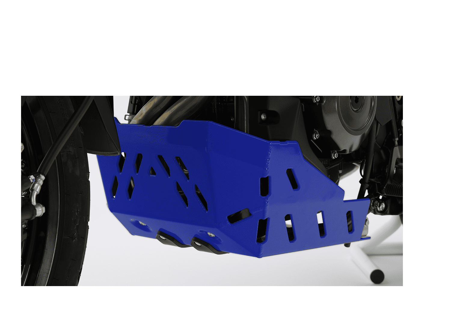 Isotta Engine Guard Bash Plate | Blue | Suzuki V-Strom 1050DE 2023>2024 - Pyramid Motorcycle Accessories