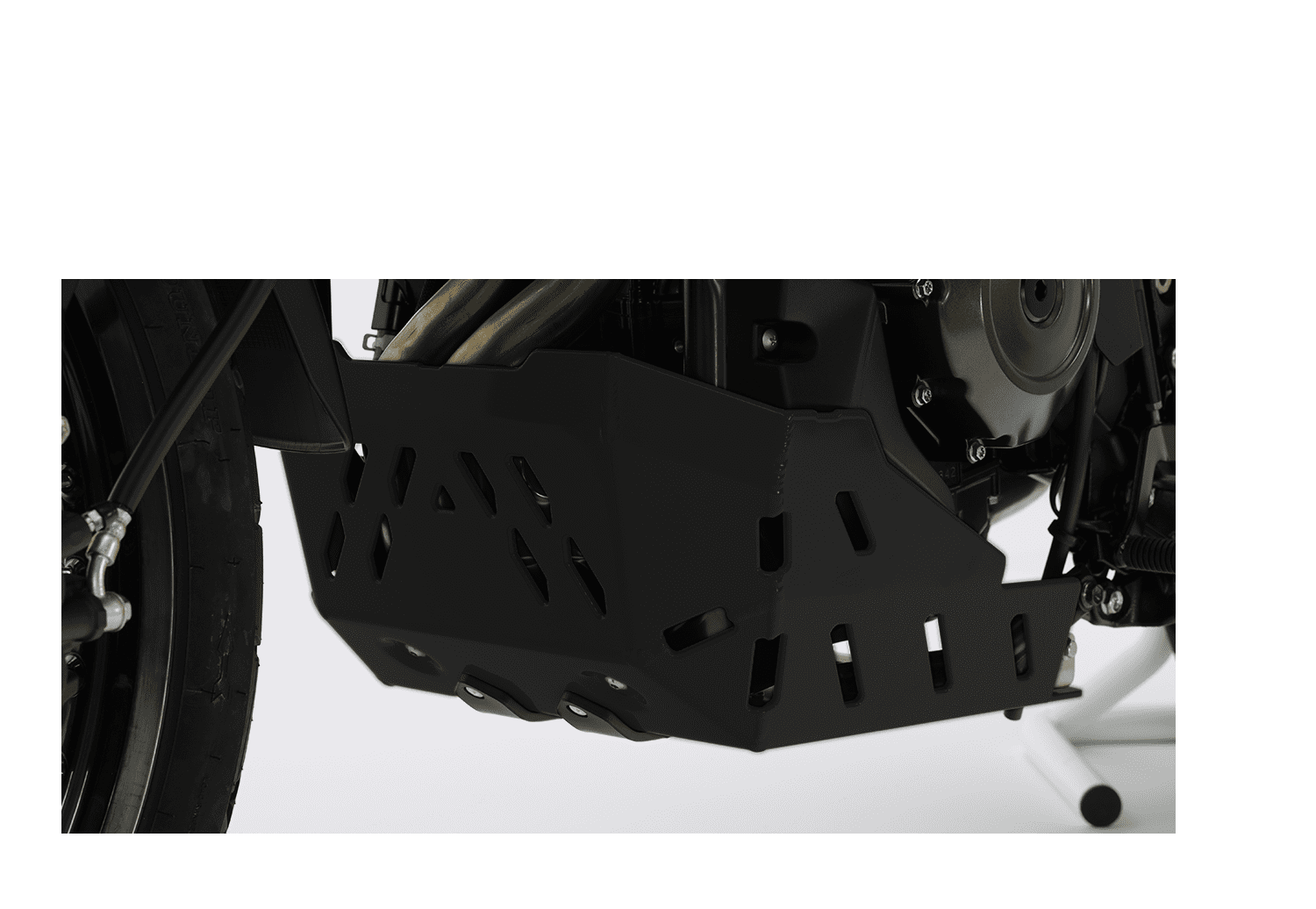 Isotta Engine Guard Bash Plate | Black | Suzuki V-Strom 1050DE 2023>2024 - Pyramid Motorcycle Accessories