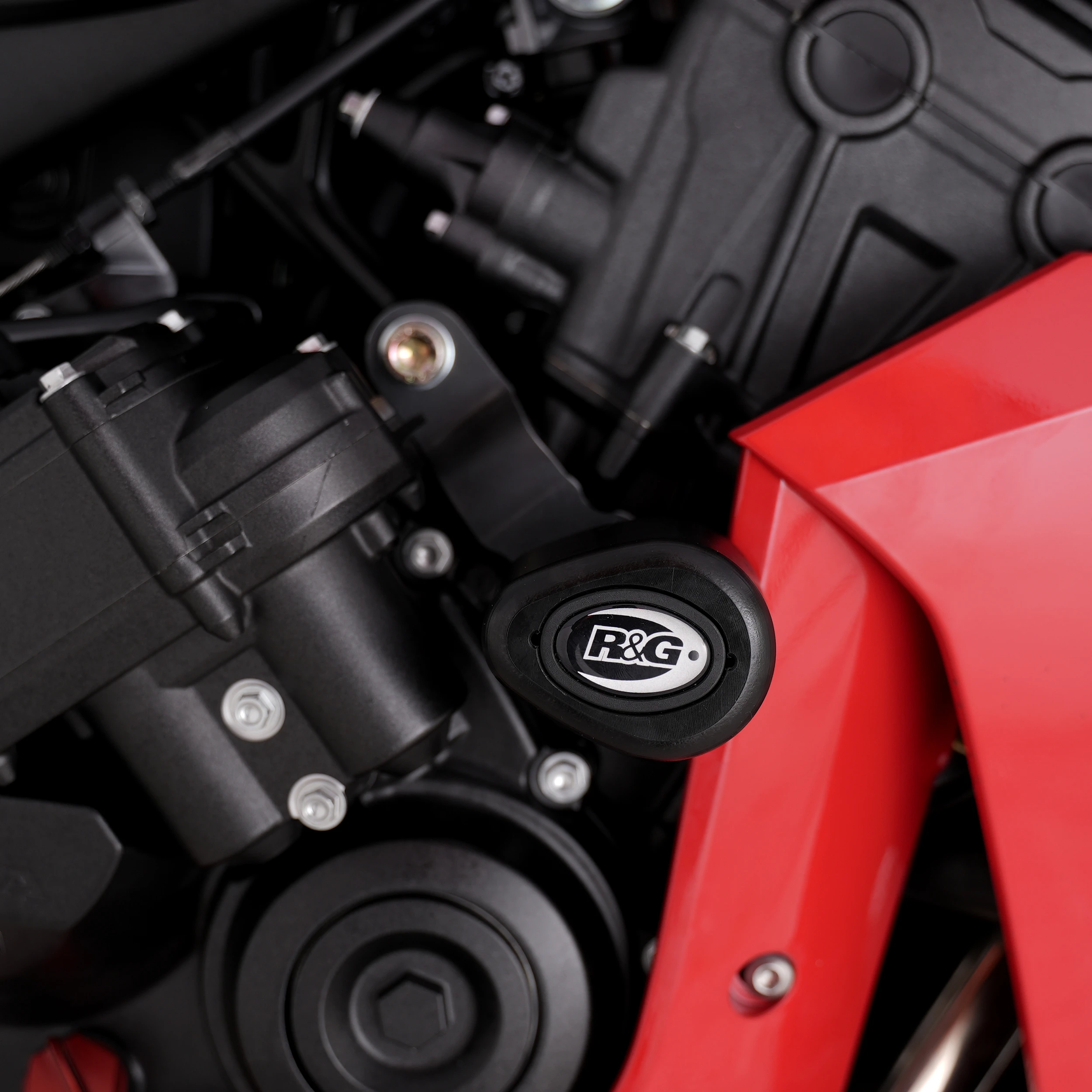 R&G Crash Protectors | Black | Honda CBR 650 R 2024>Current - Pyramid Motorcycle Accessories