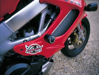 R&G Crash Protectors | White | Honda VTR 1000 F Firestorm 1997>2005