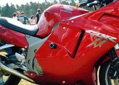R&G Crash Protectors | White | Honda CBR 1100 XX Blackbird 1996>2007