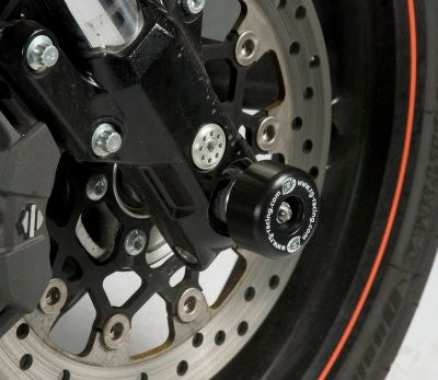 R&G Fork Protectors | Black | Harley Davidson XR1200 (All Years)) - Pyramid Motorcycle Accessories