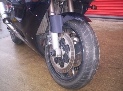 R&G Fork Protectors | Black | Kawasaki ZX7-R (P1-P7 models), ZXR750, Z1000 and ZZR 1100/1200