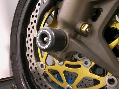 R&G Fork Protectors | Black | Kawasaki ZX10-R (2004-2005 models)