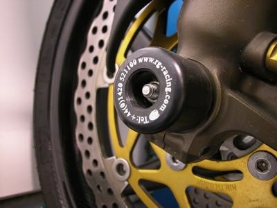 R&G Fork Protectors | Black | Kawasaki ZX10-R (2004-2005 models)